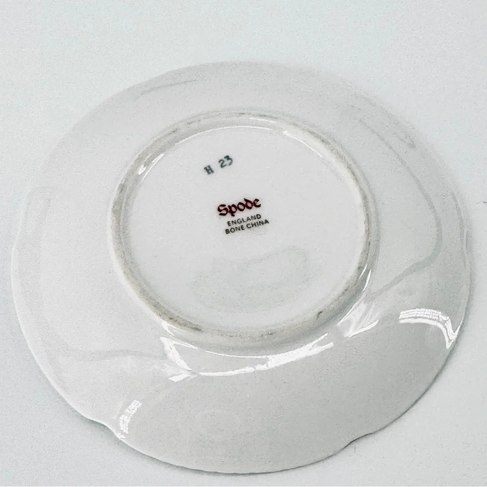 VTG Spode Set-off-4 English Bone China Ship 4” Plates